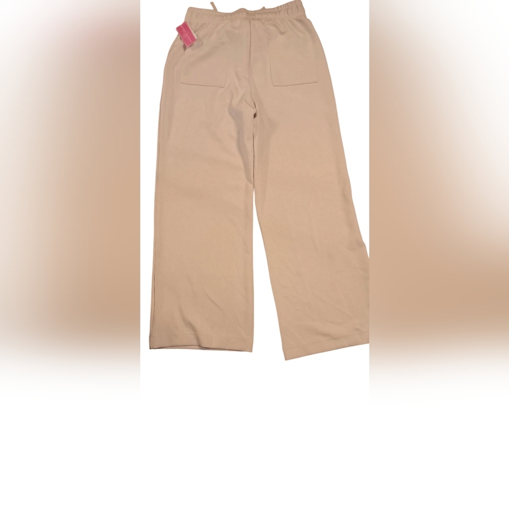 Simply Southern Woman's Flare Pant, Cream, NWT, Pockets in front & back, Size L